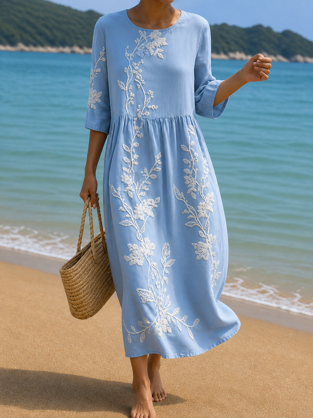 Vestido de estampado floral