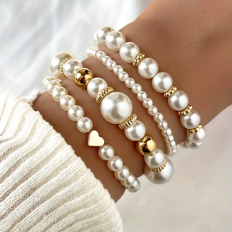 Coffret de Bracelets de Perles Intemporels