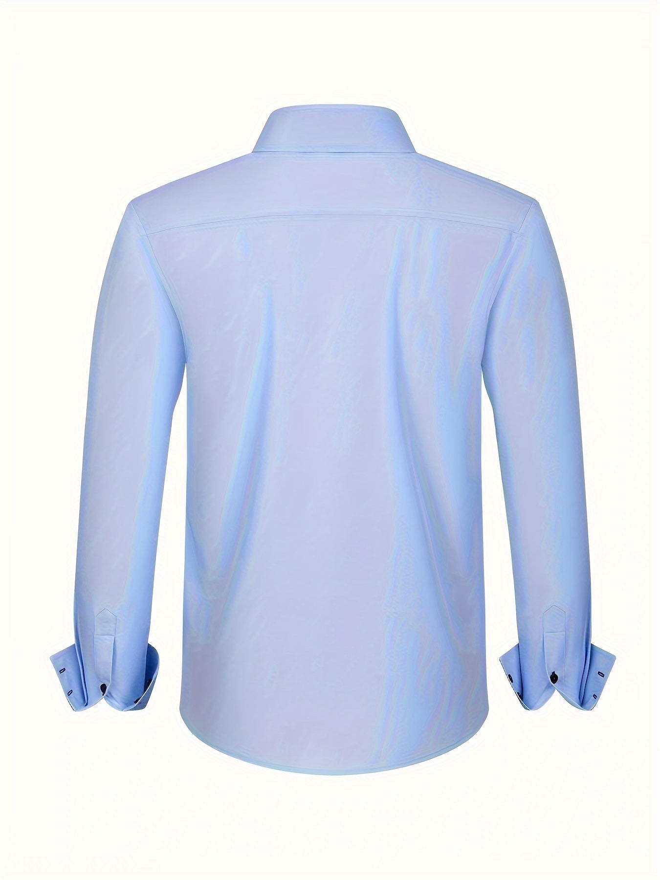 CAMISA ELEGANTE LIGERA CON DETALLES CONTRASTADOS