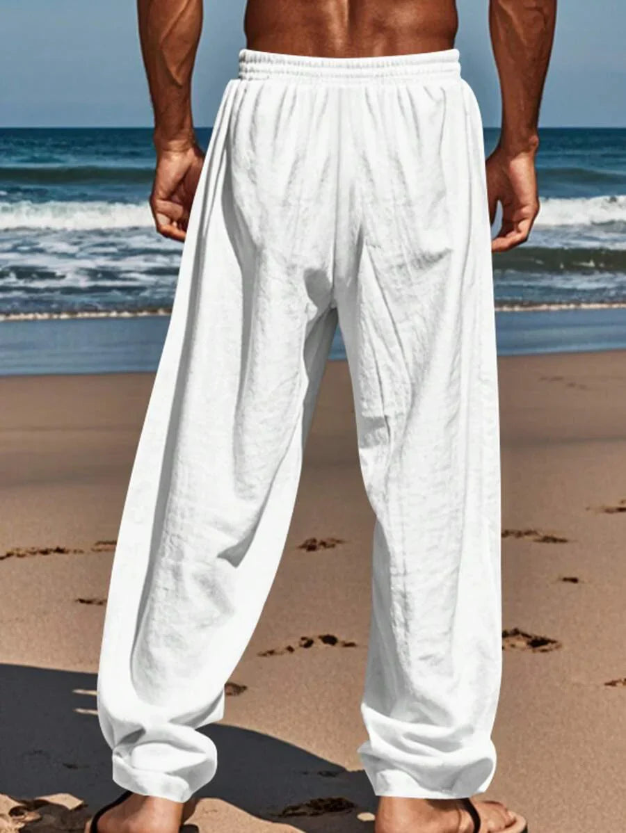 MATHIS | PANTALÓN LIGERO DE LINO CON CORDÓN