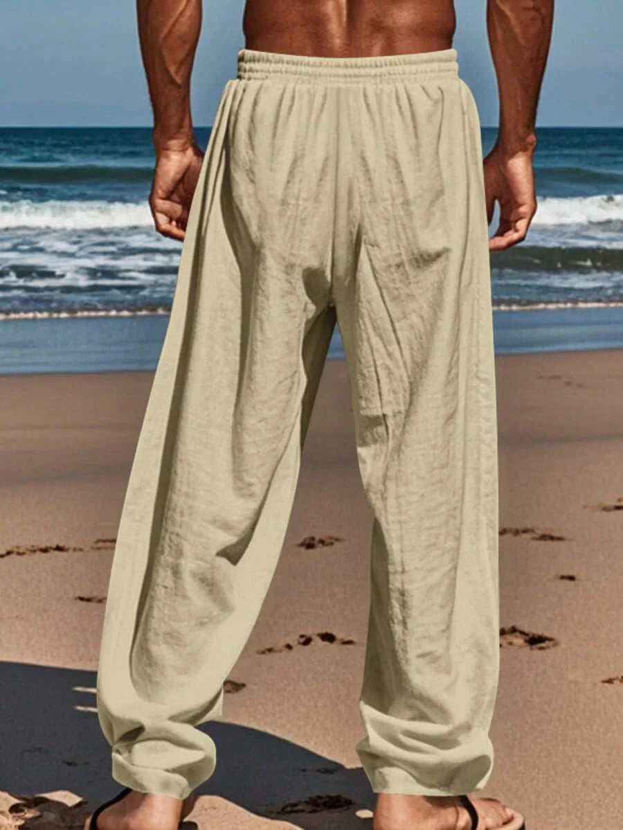 MATHIS | PANTALÓN LIGERO DE LINO CON CORDÓN