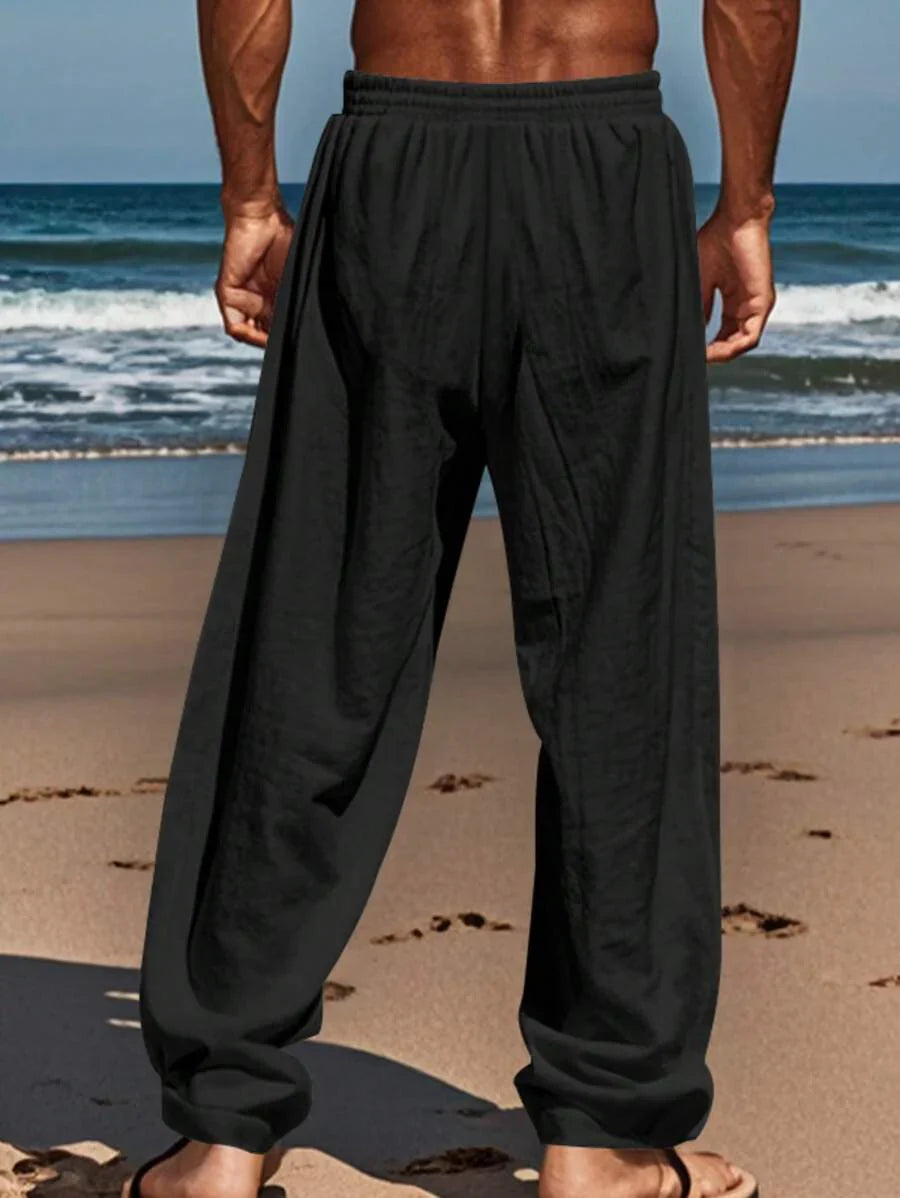 MATHIS | PANTALÓN LIGERO DE LINO CON CORDÓN