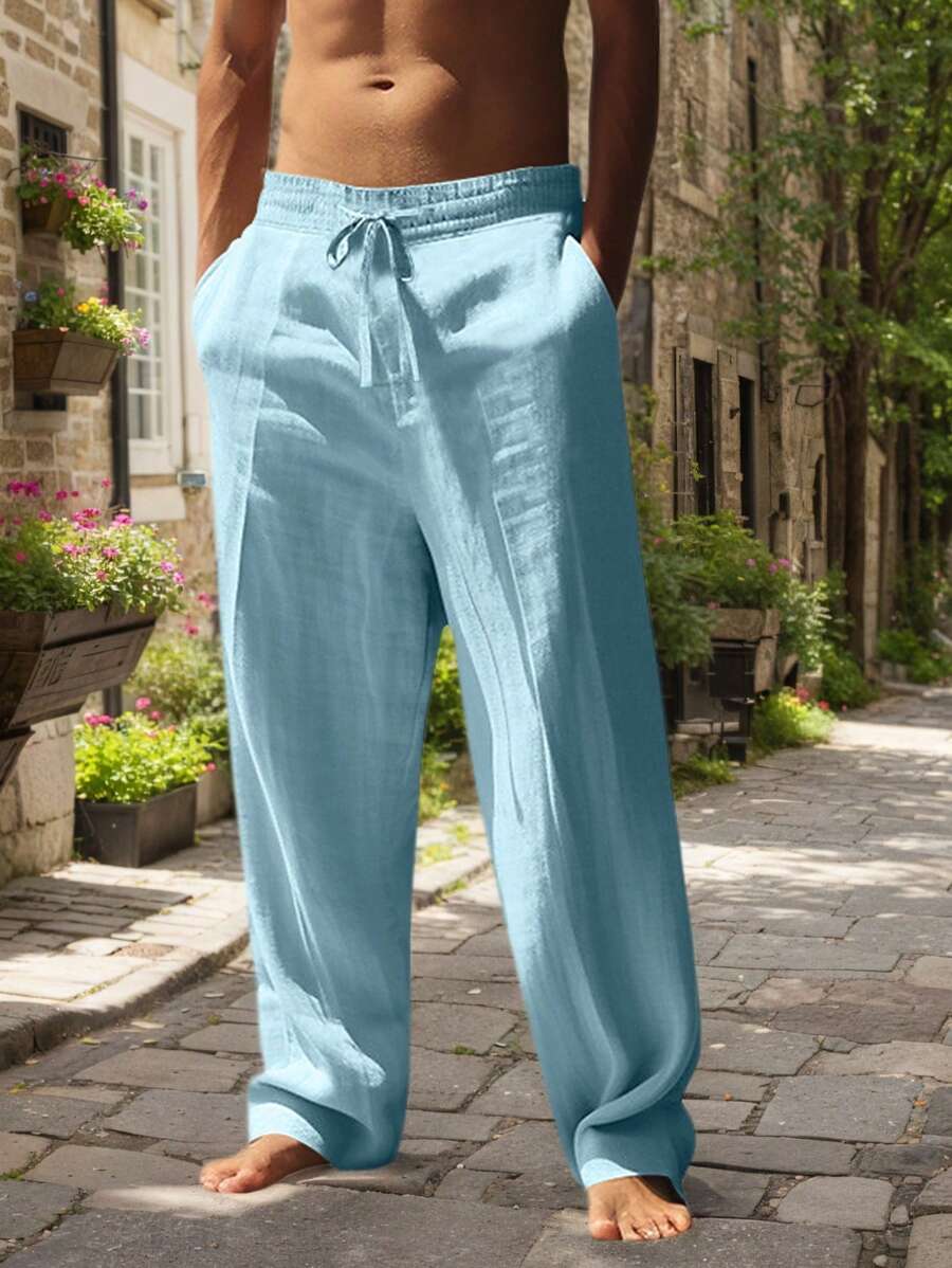 MATHIS | PANTALÓN LIGERO DE LINO CON CORDÓN