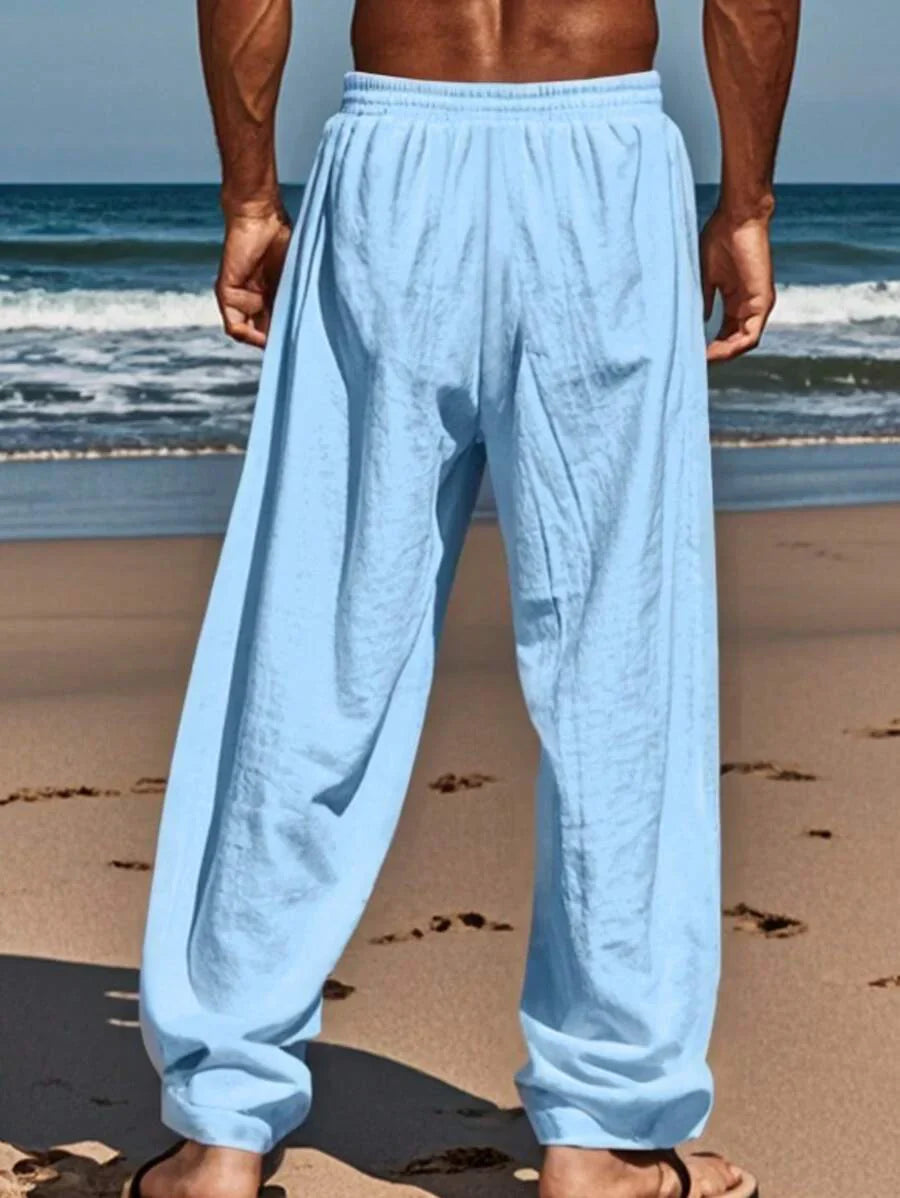 MATHIS | PANTALÓN LIGERO DE LINO CON CORDÓN