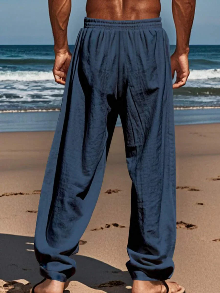 MATHIS | PANTALÓN LIGERO DE LINO CON CORDÓN