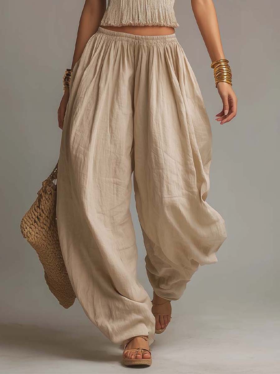 SANDRA · Ensemble deux pièces bohème style sarouel