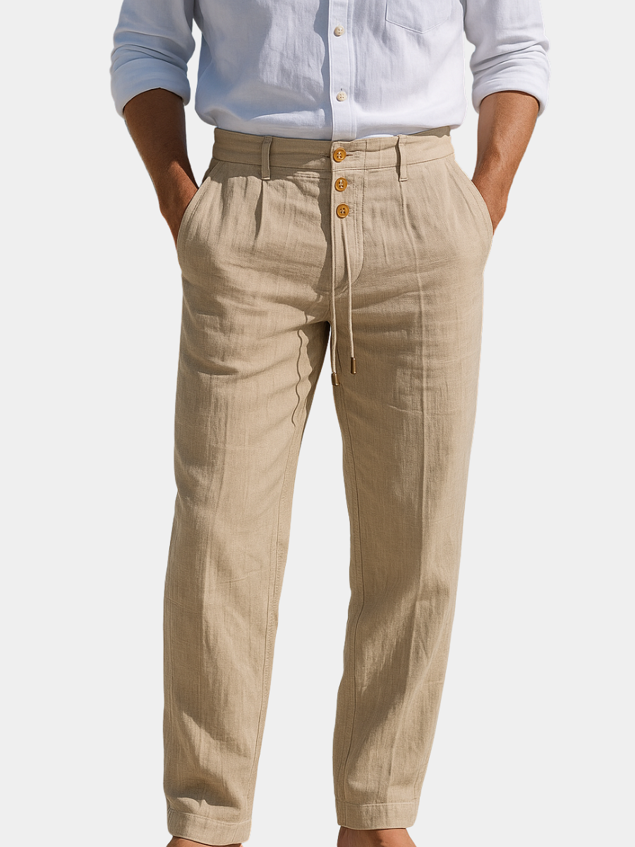 PANTALÓN DE VERANO EN LINO LIGERO