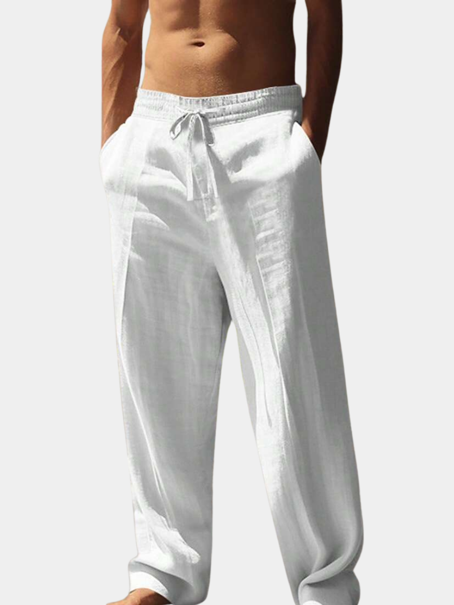 MATHIS | PANTALÓN LIGERO DE LINO CON CORDÓN