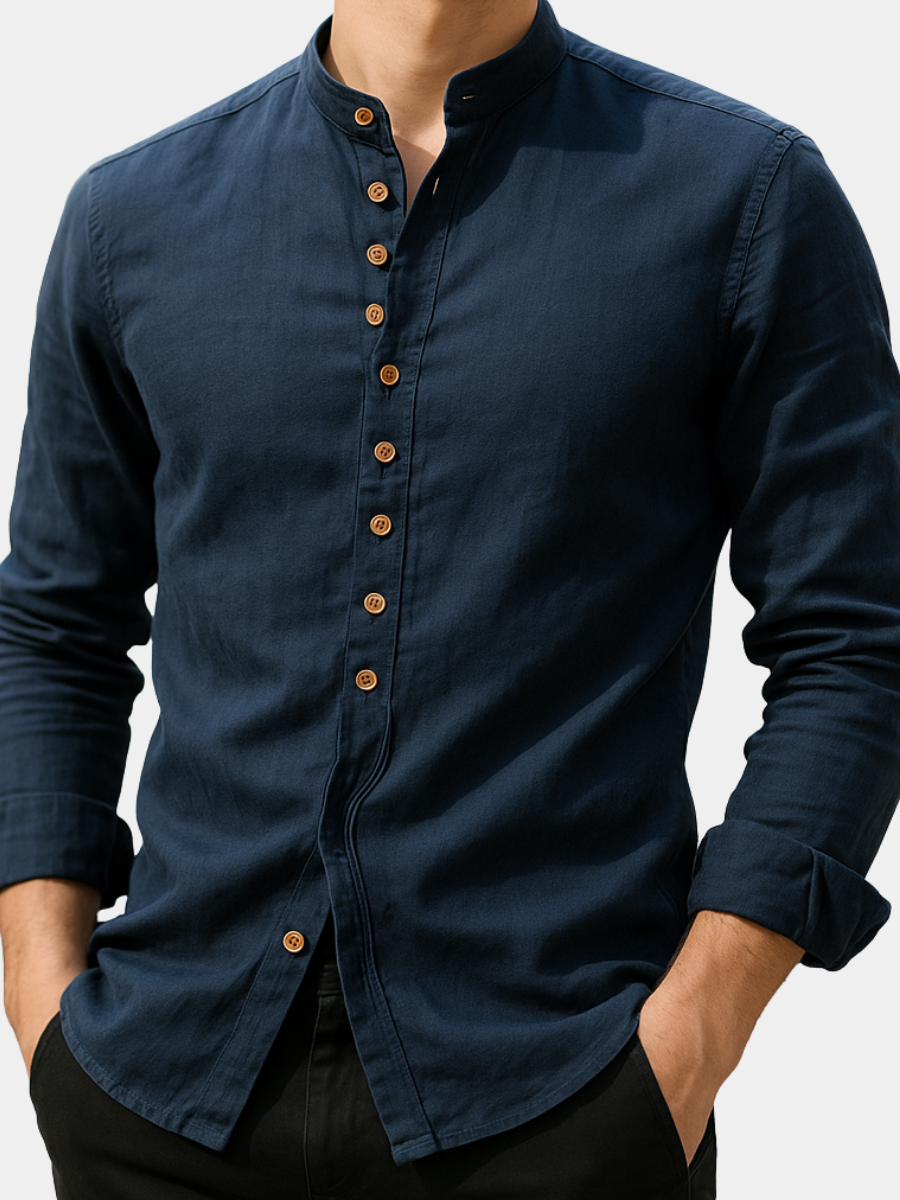 CAMISA DE LINO Y ALGODÓN