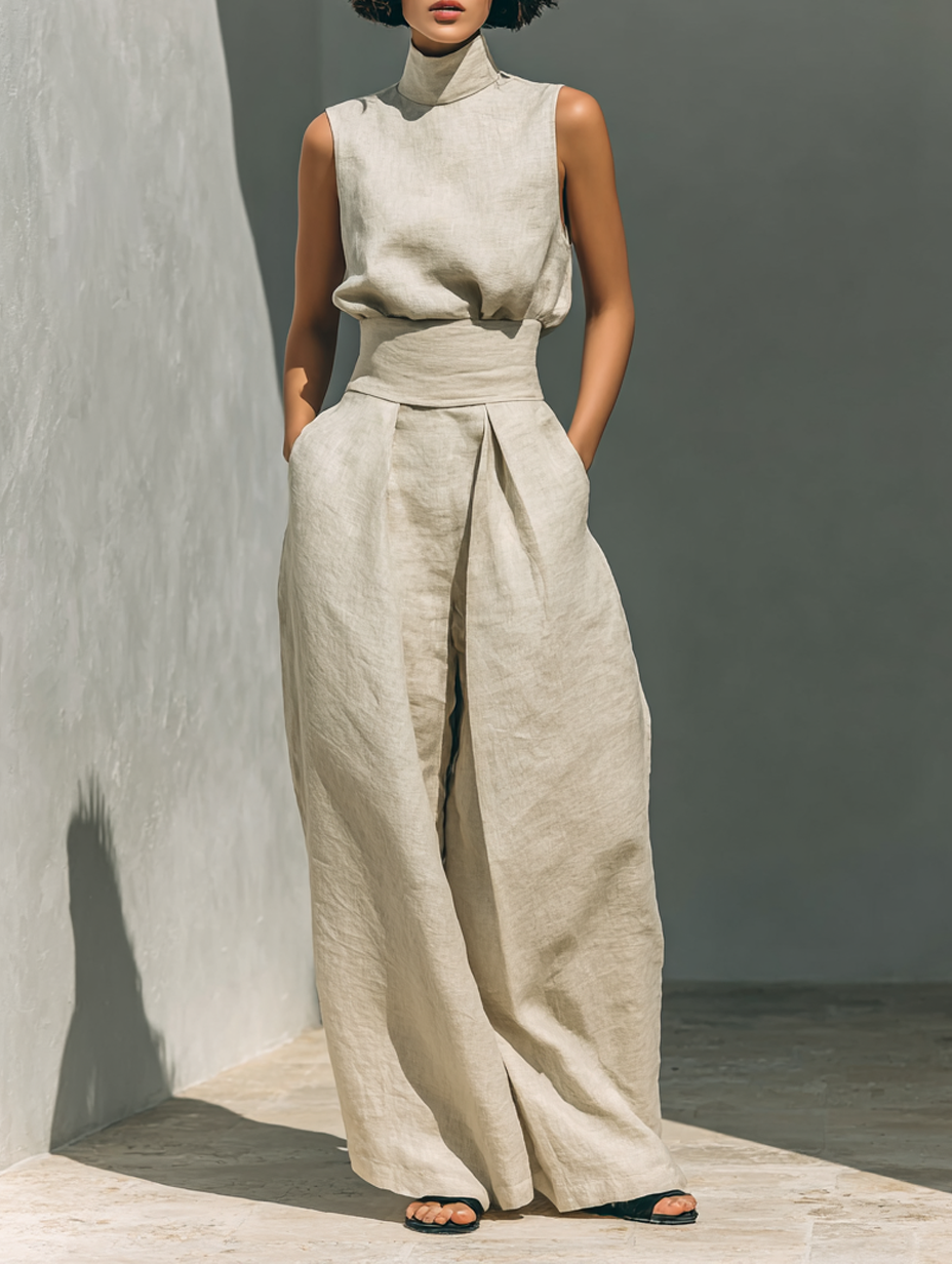 Ensemble Maria | Fraîcheur minimaliste en deux pièces
