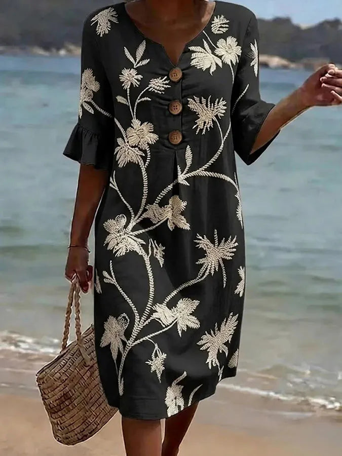 Robe à imprimé floral