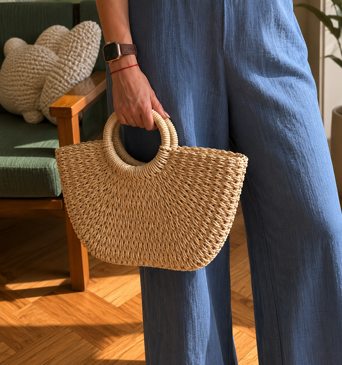 Manon | Sac en Paille Tressée