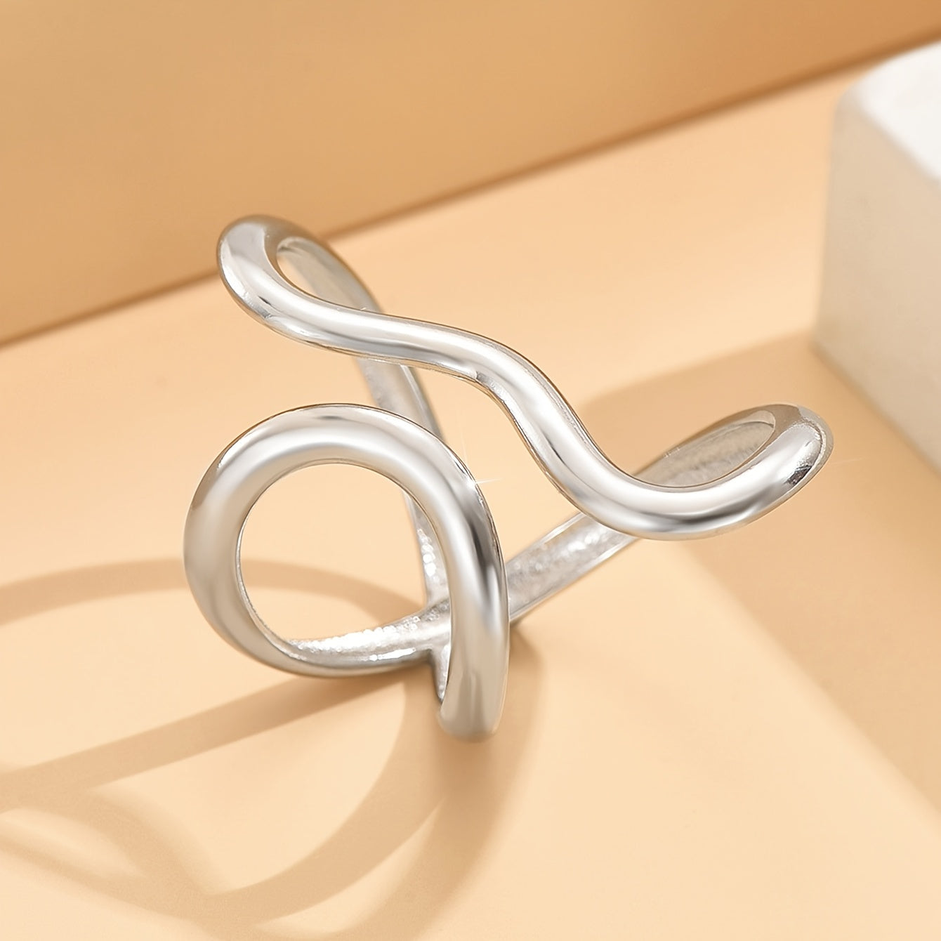 Bague Chic Vague Asymétrique