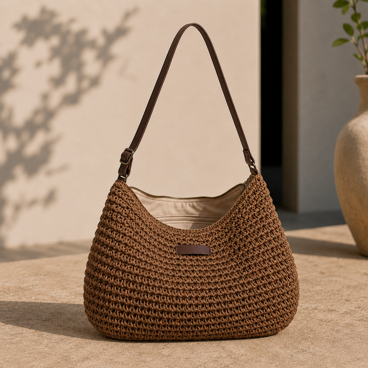Simona | Sac Tressé Élégant