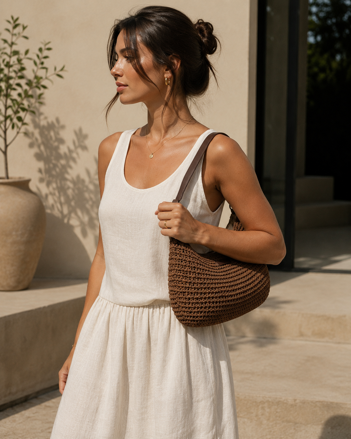Simona | Sac Tressé Élégant