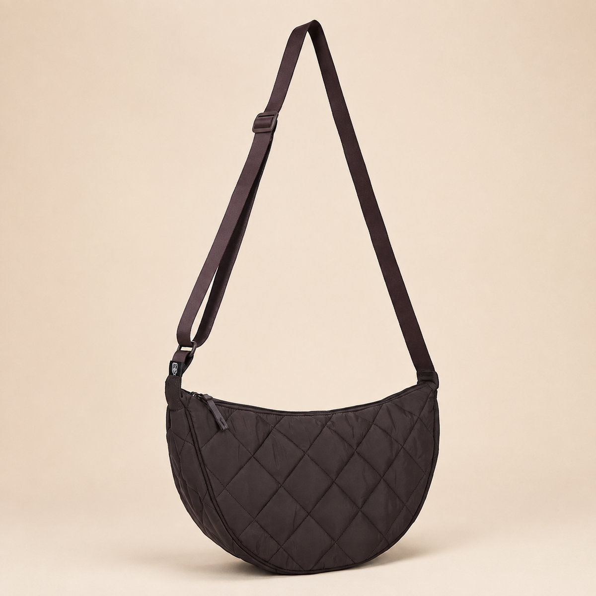 Léa | Sac Banane Demi-Lune Matelassé