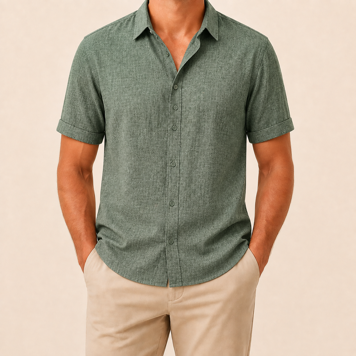 Diego | Chemise Cubaine à Imprimé Graphique