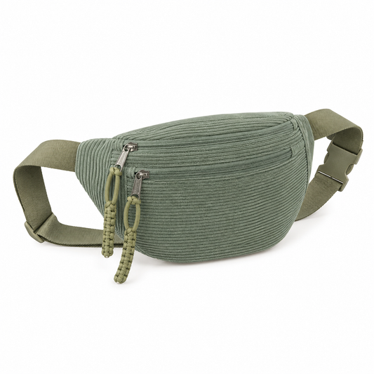 Petra | Sac à Bandoulière en Velours Côtelé