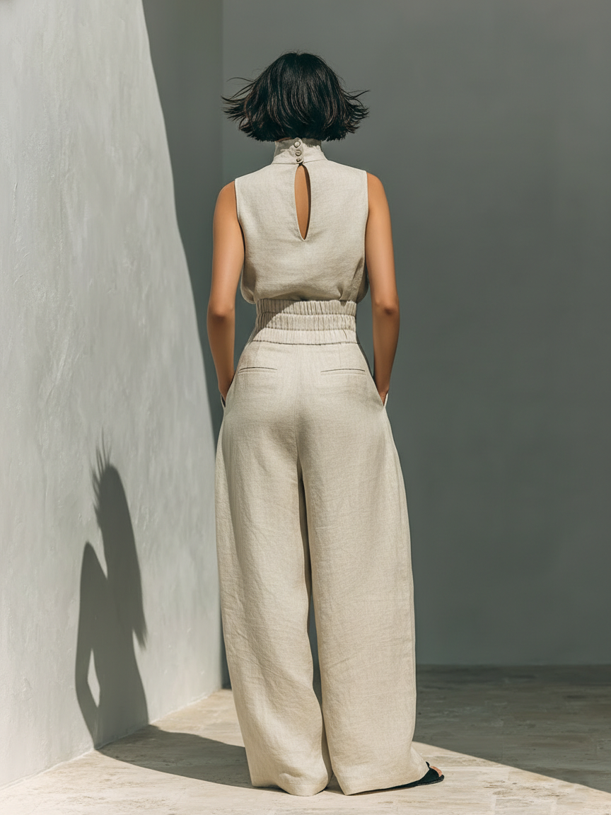 Ensemble Maria | Fraîcheur minimaliste en deux pièces