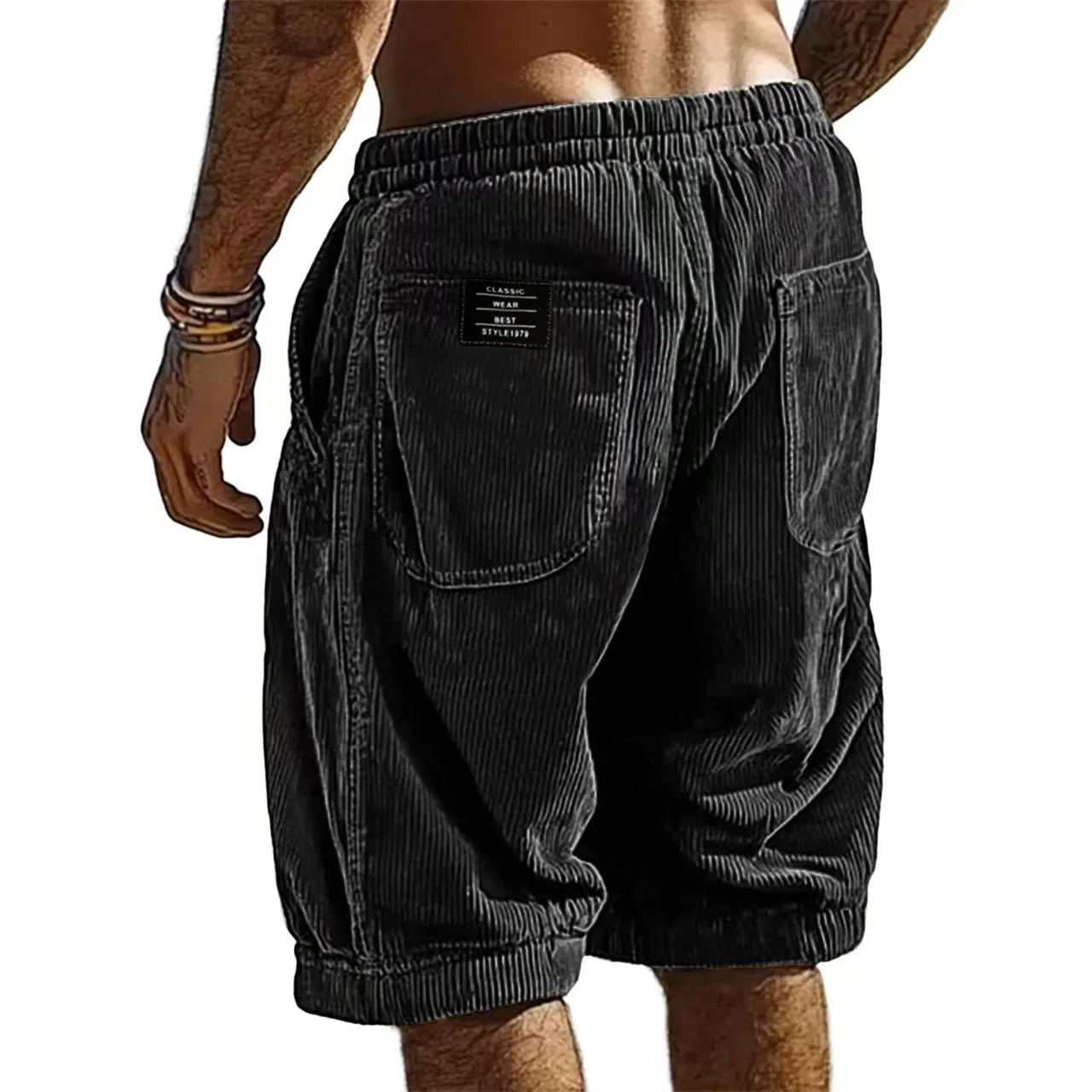 PANTALÓN CORTO DE PANA PARA HOMBRE