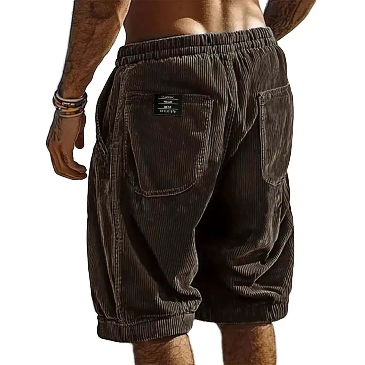 PANTALÓN CORTO DE PANA PARA HOMBRE