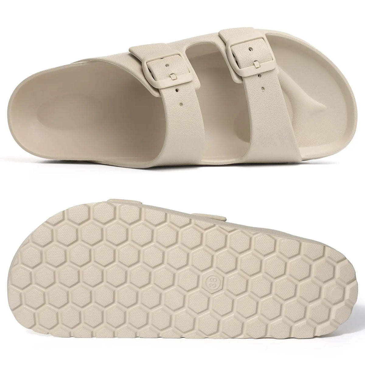 Léna Slides Beige detalle 4