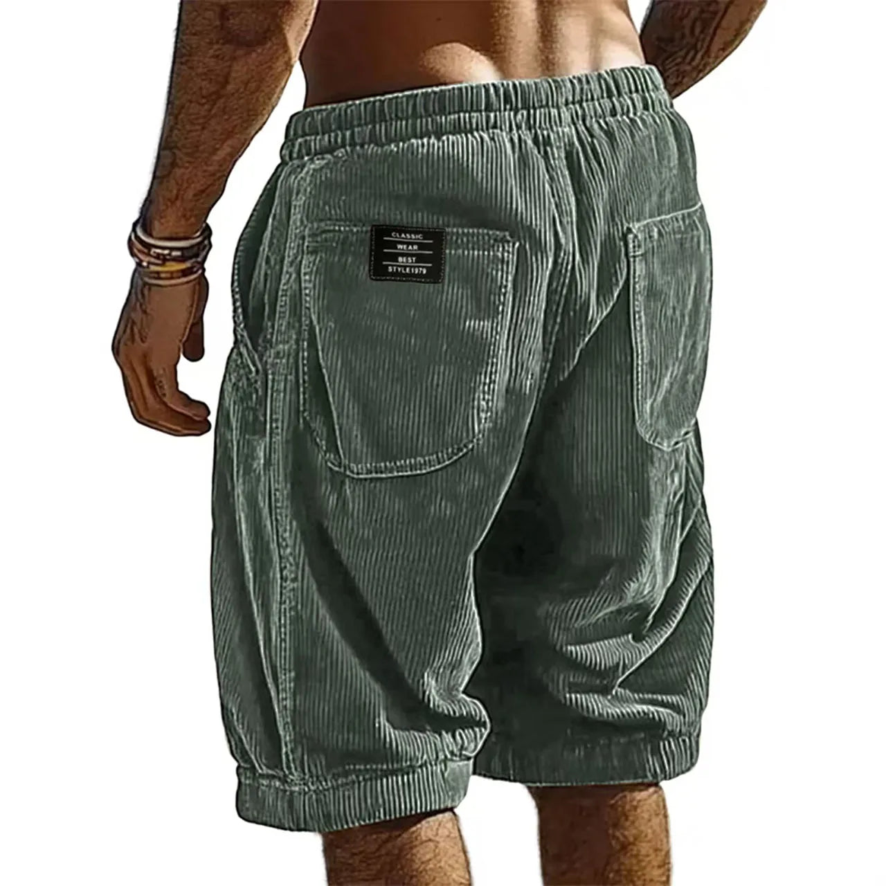 PANTALÓN CORTO DE PANA PARA HOMBRE
