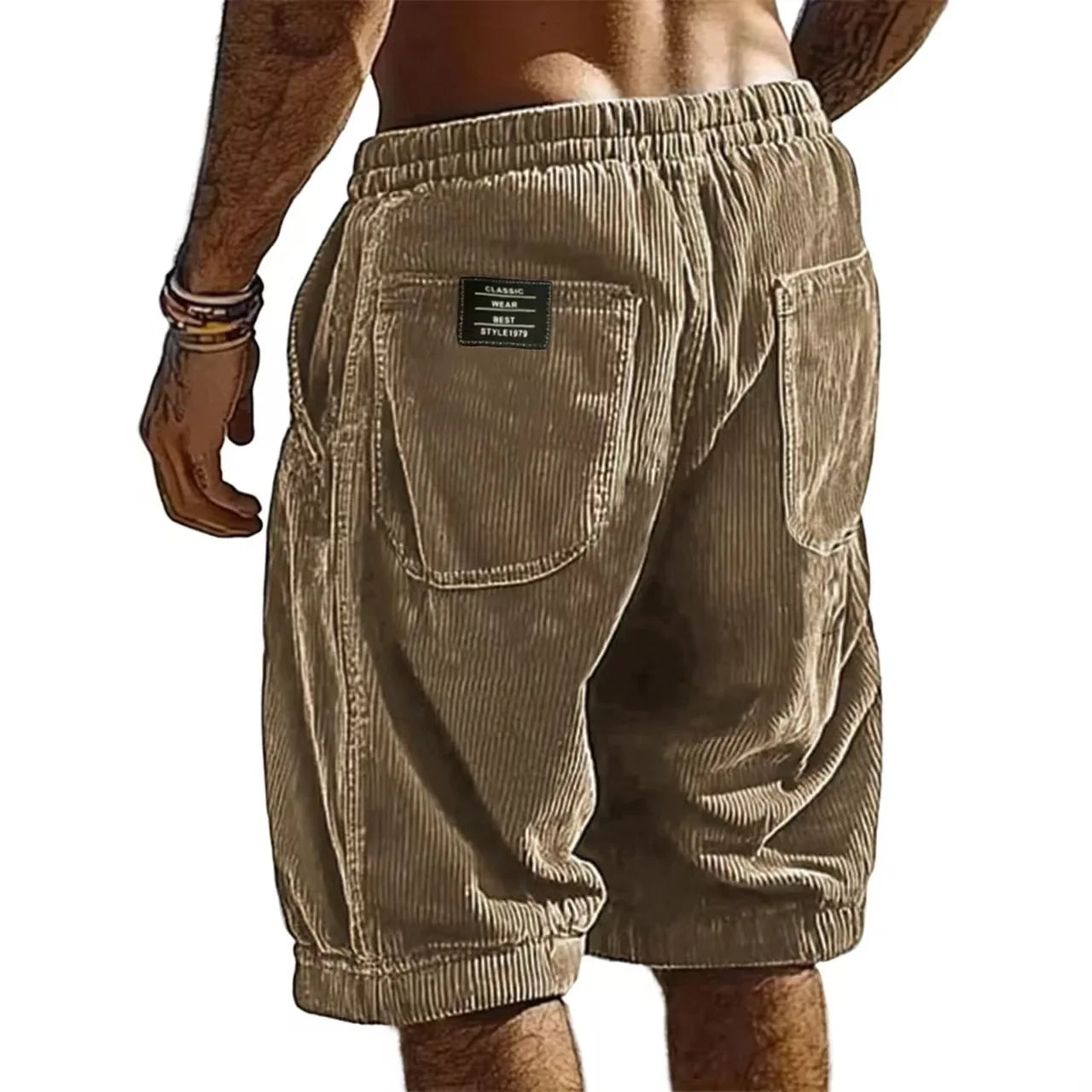 PANTALÓN CORTO DE PANA PARA HOMBRE