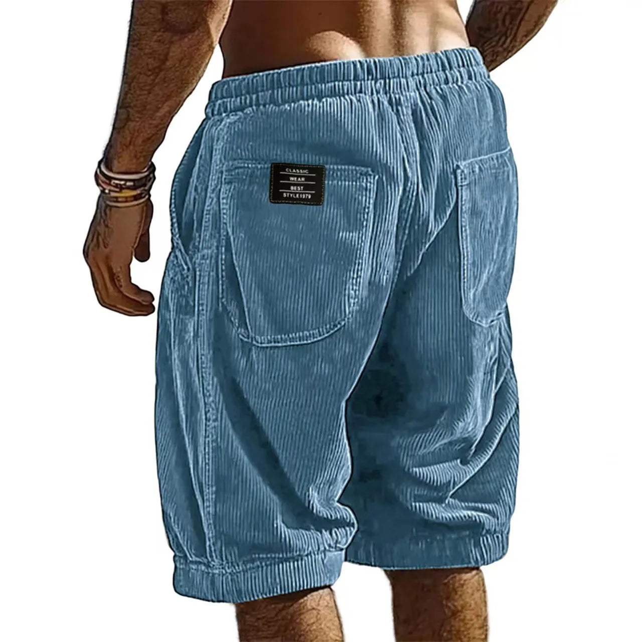 PANTALÓN CORTO DE PANA PARA HOMBRE