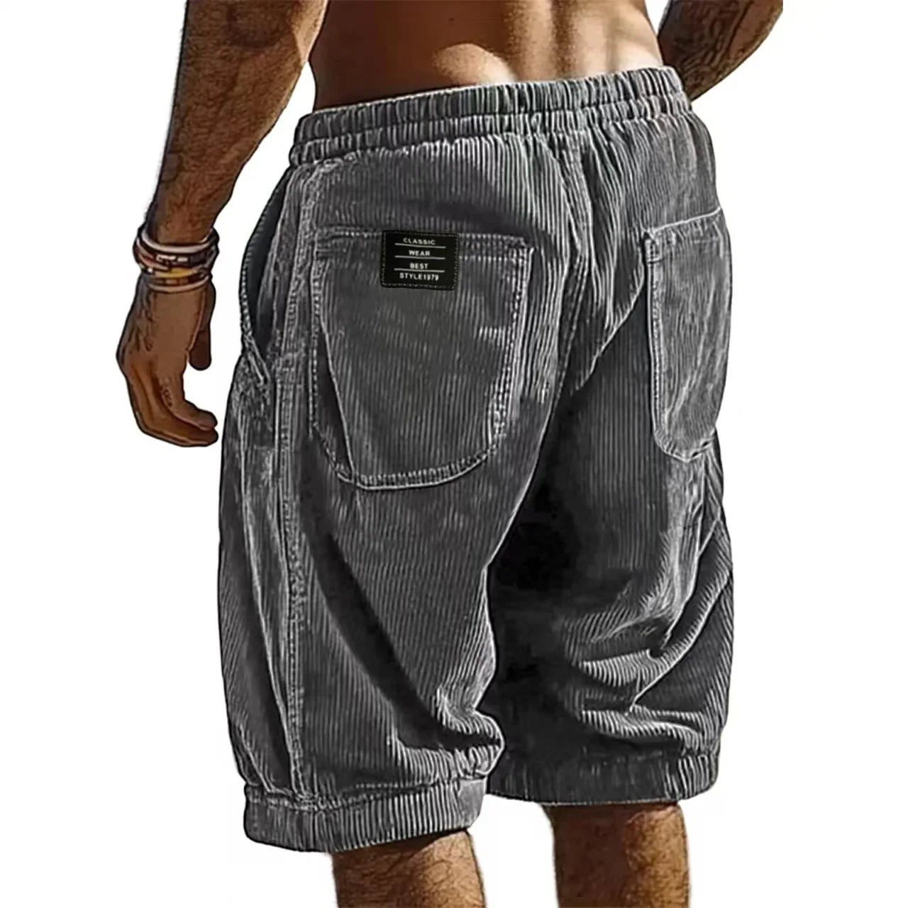 PANTALÓN CORTO DE PANA PARA HOMBRE