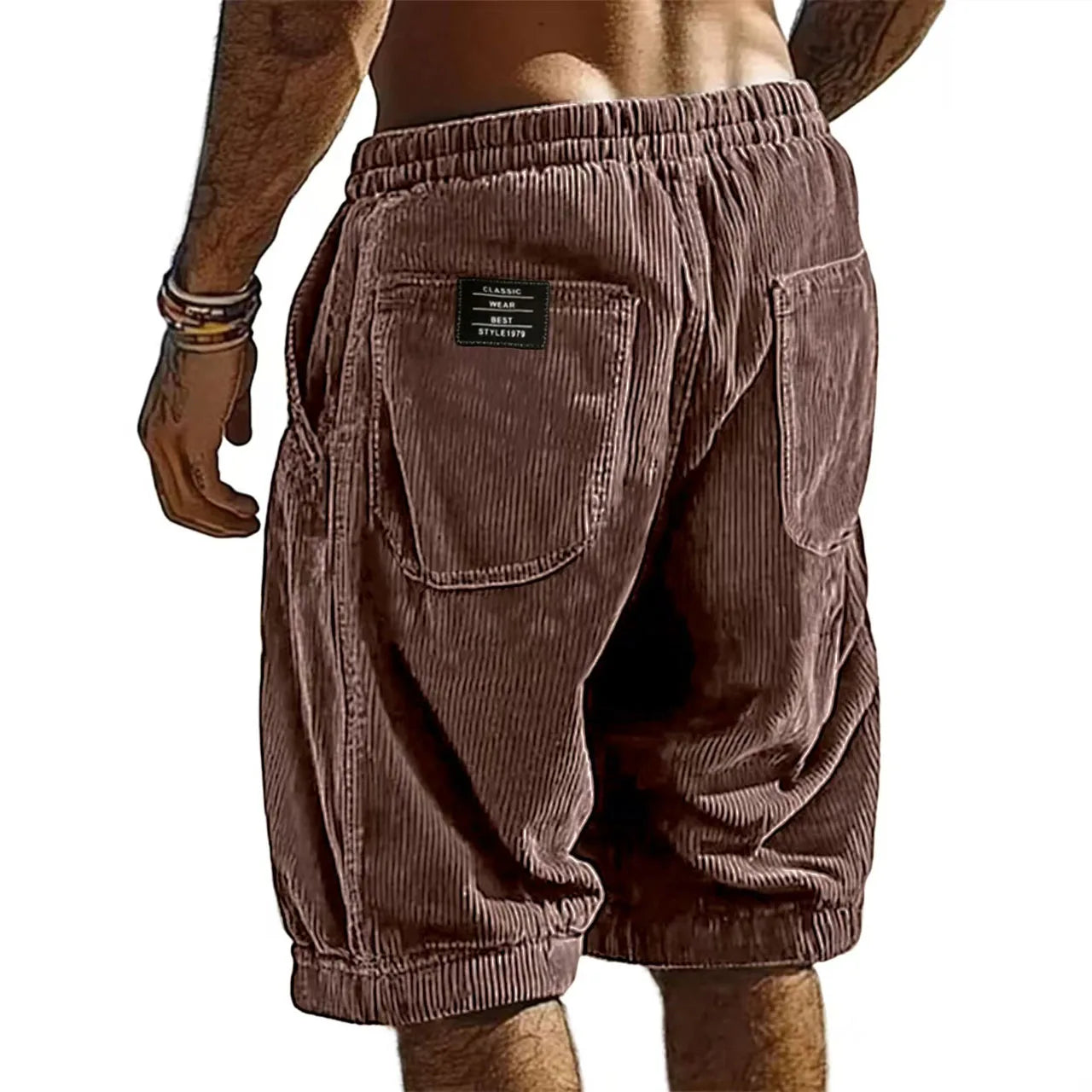 PANTALÓN CORTO DE PANA PARA HOMBRE