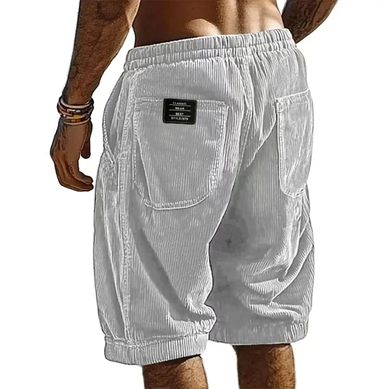 PANTALÓN CORTO DE PANA PARA HOMBRE