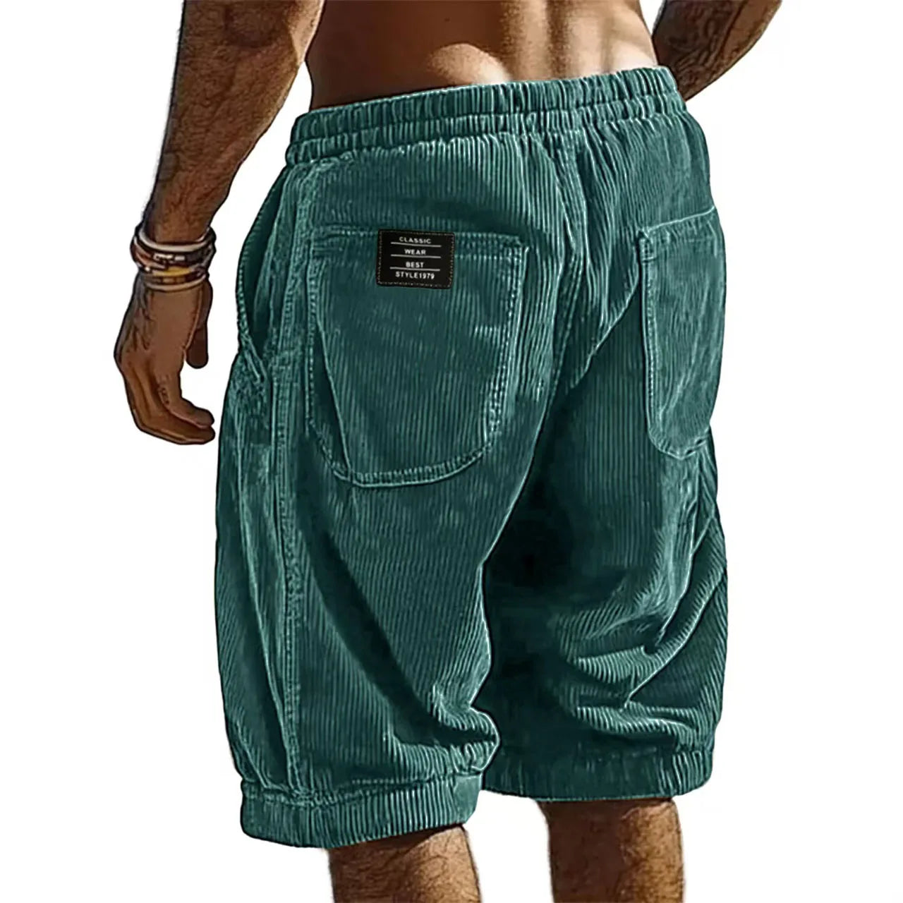 PANTALÓN CORTO DE PANA PARA HOMBRE