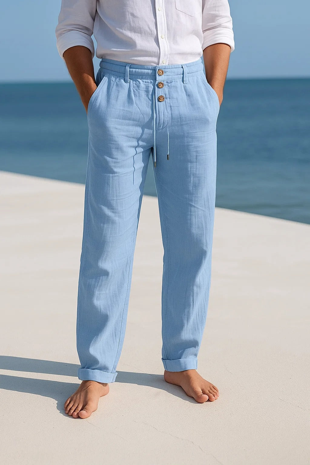 PANTALÓN DE VERANO EN LINO LIGERO