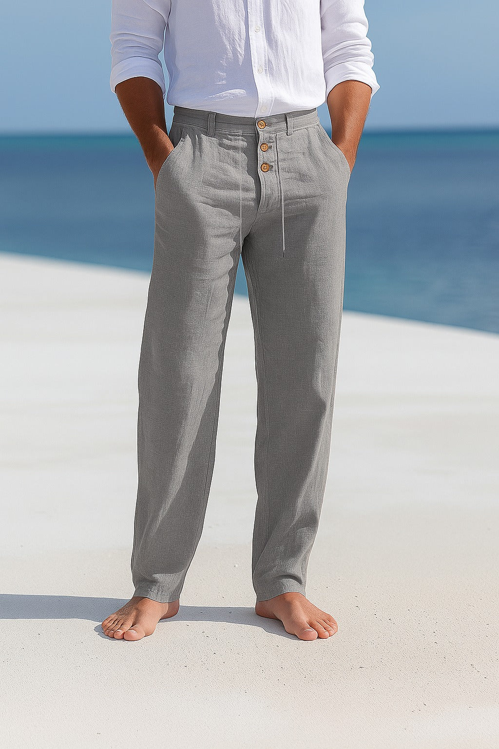 PANTALÓN DE VERANO EN LINO LIGERO