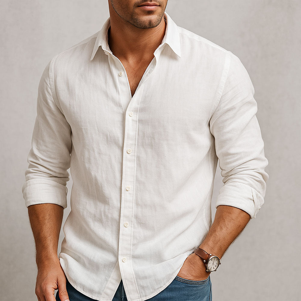 CAMISA ESENCIAL DE LINO