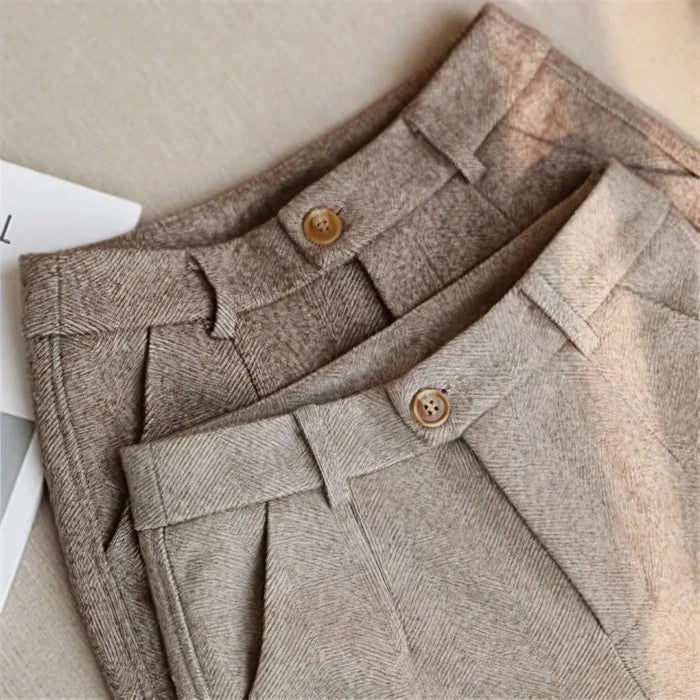 PANTALONS ÉLÉGANTS EN PURE LAINE SUR MESURE