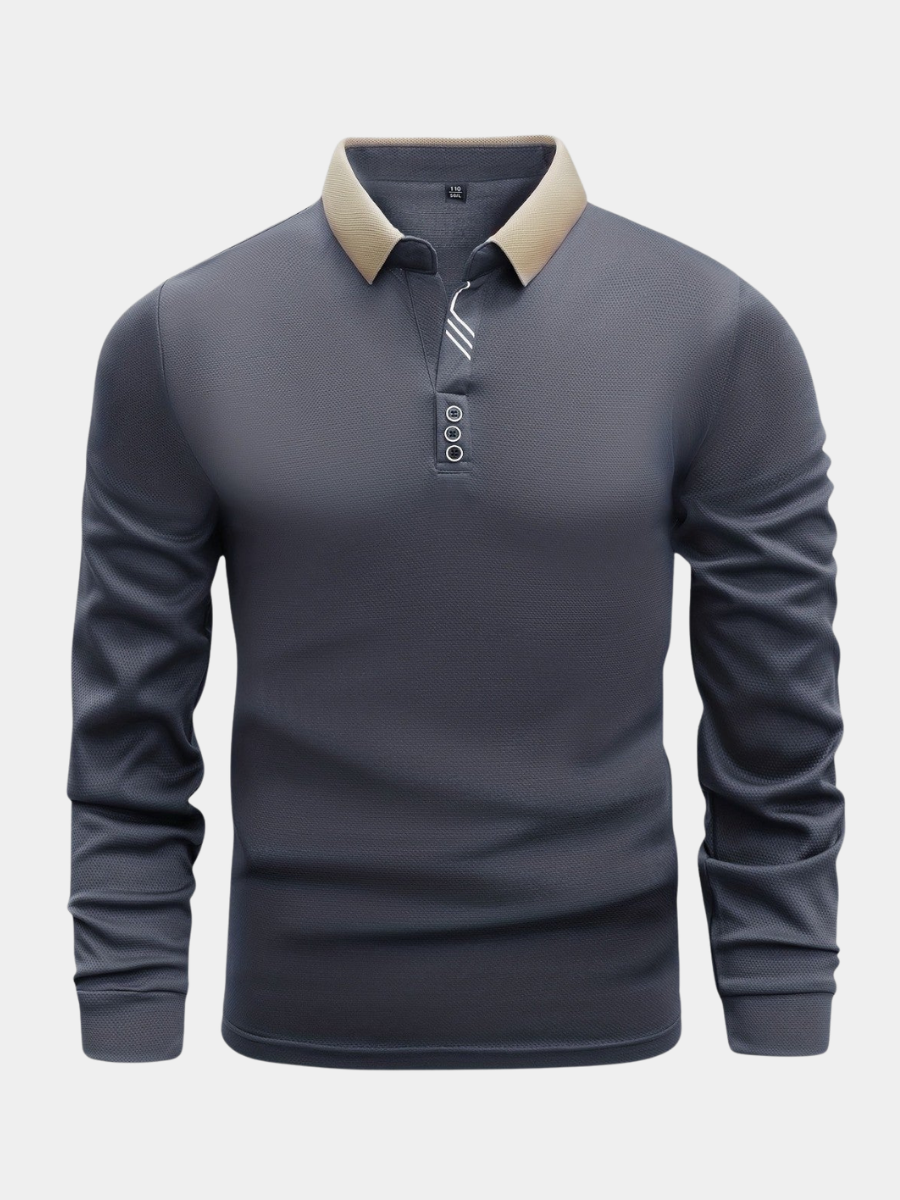 POLO DE MANGA LARGA PARA HOMBRE