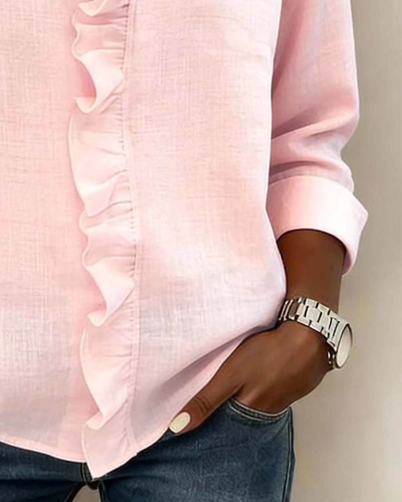 Matilde | Blusa Fruncida con Escote en V
