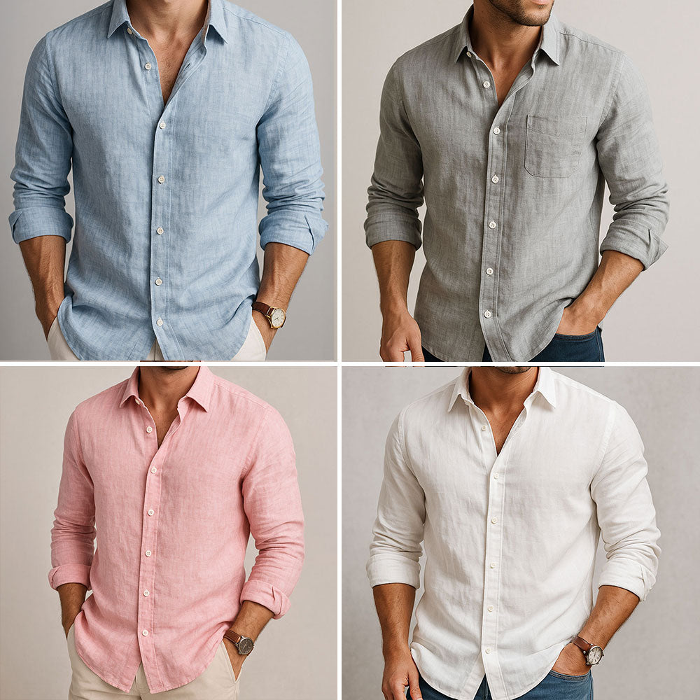 CAMISA ESENCIAL DE LINO