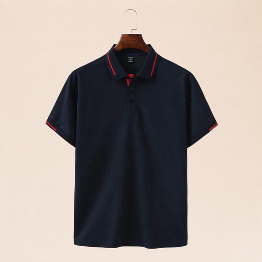 Polo élégant pour les journées d'été au travail sobre fondo beige