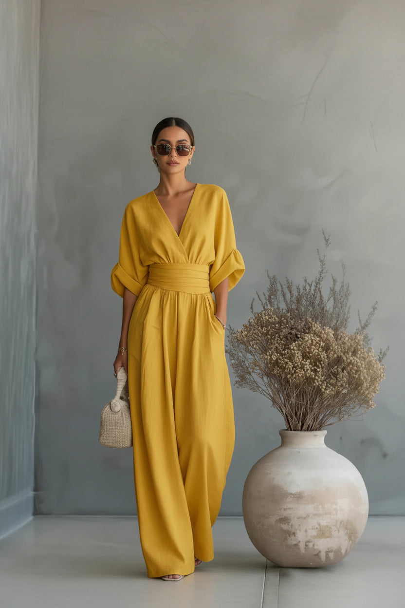 Éloïse | Combinaison Palazzo Fluide