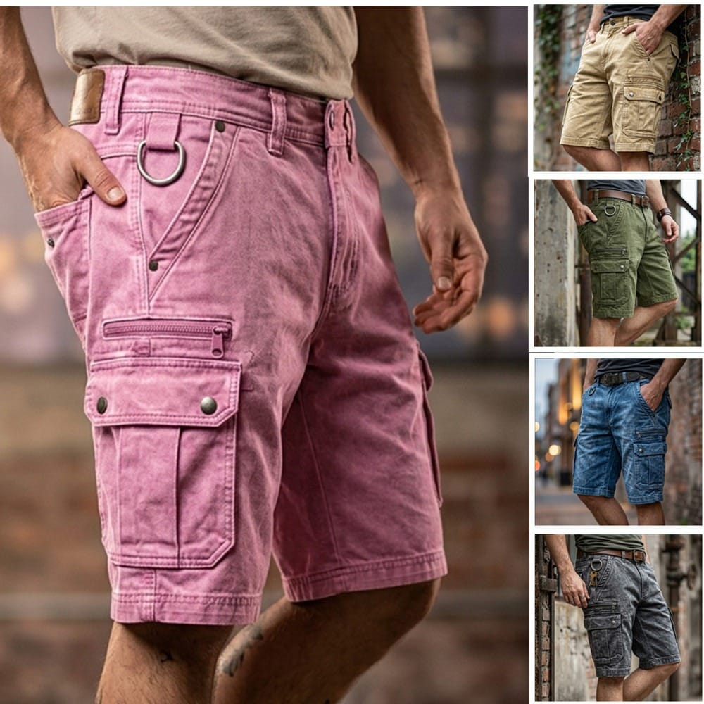 PANTALÓN CORTO CARGO ATREVIDO PARA HOMBRE