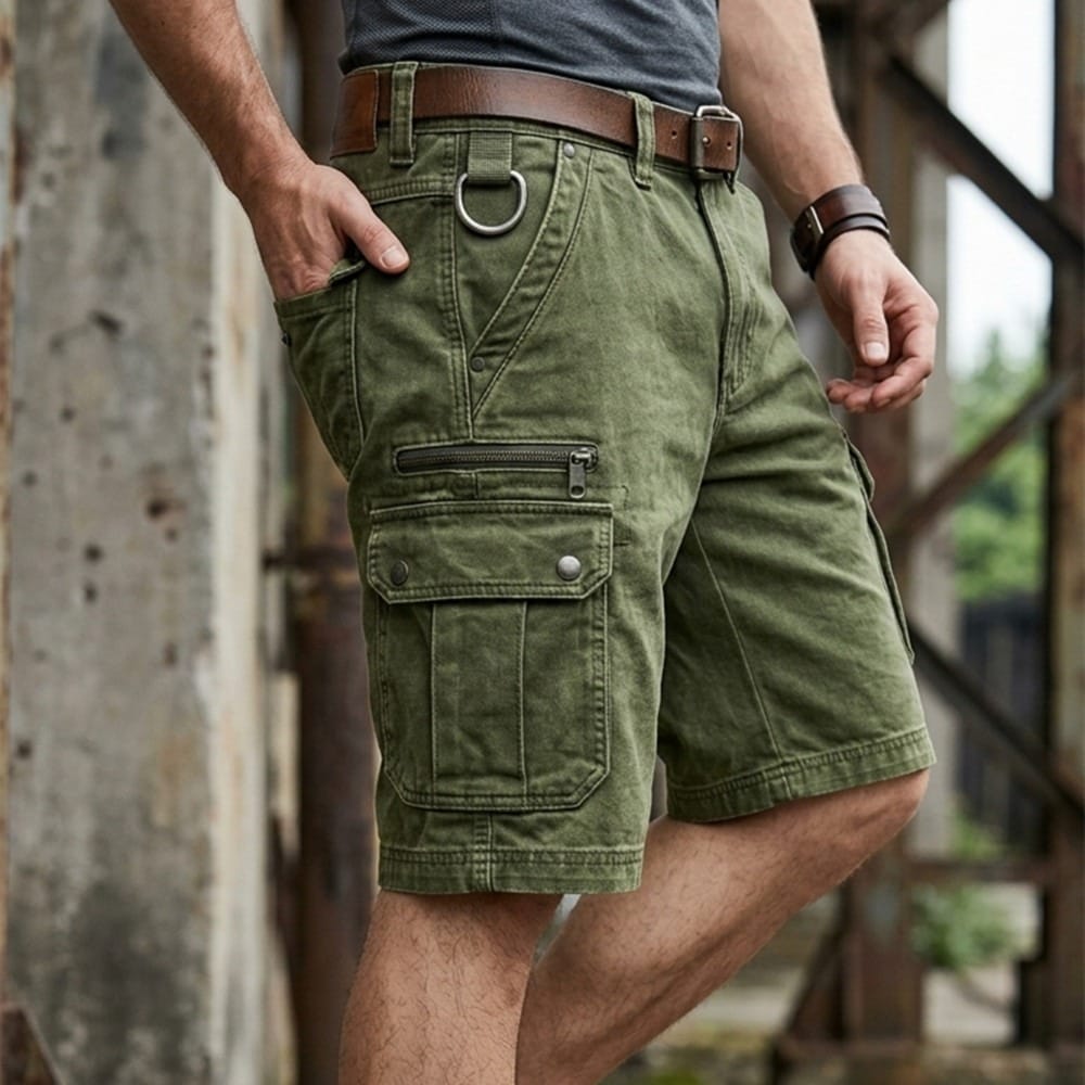 PANTALÓN CORTO CARGO ATREVIDO PARA HOMBRE