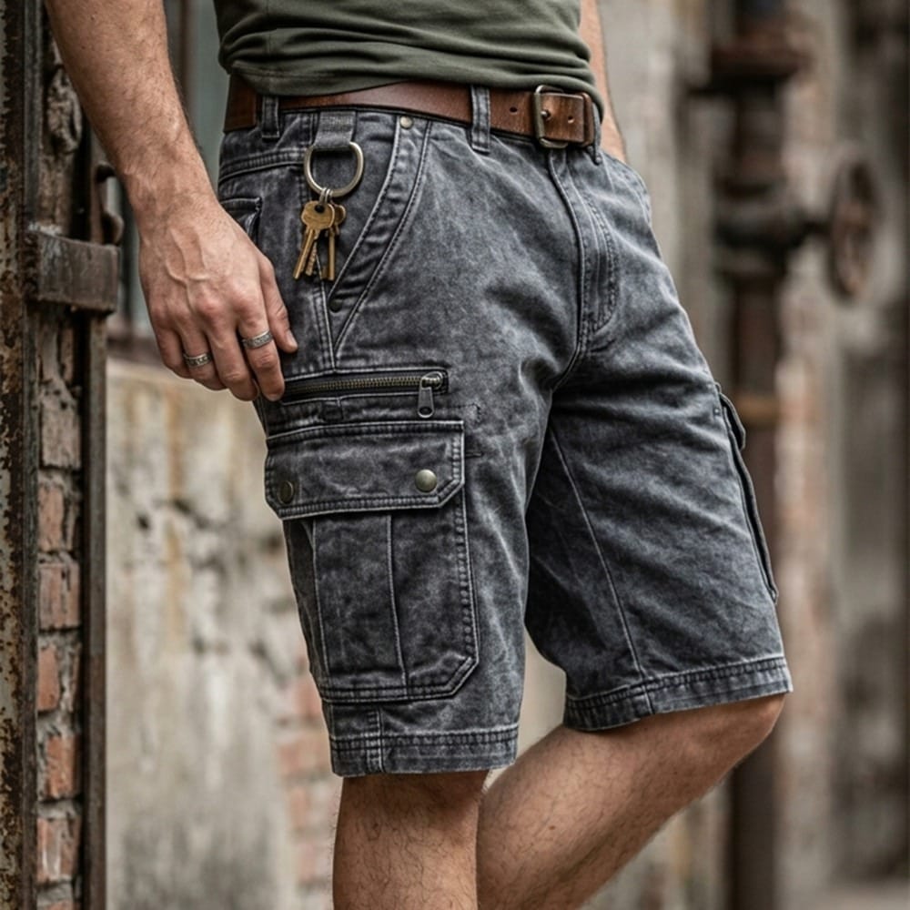 PANTALÓN CORTO CARGO ATREVIDO PARA HOMBRE