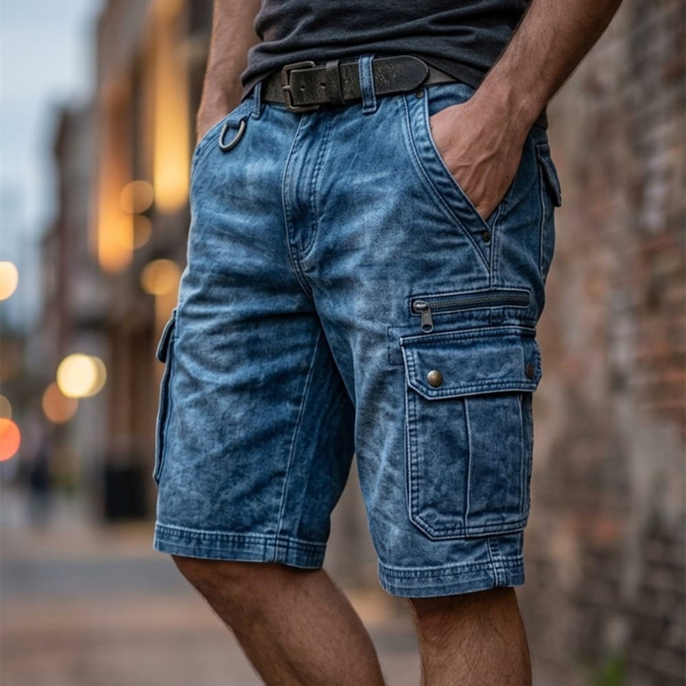 PANTALÓN CORTO CARGO ATREVIDO PARA HOMBRE