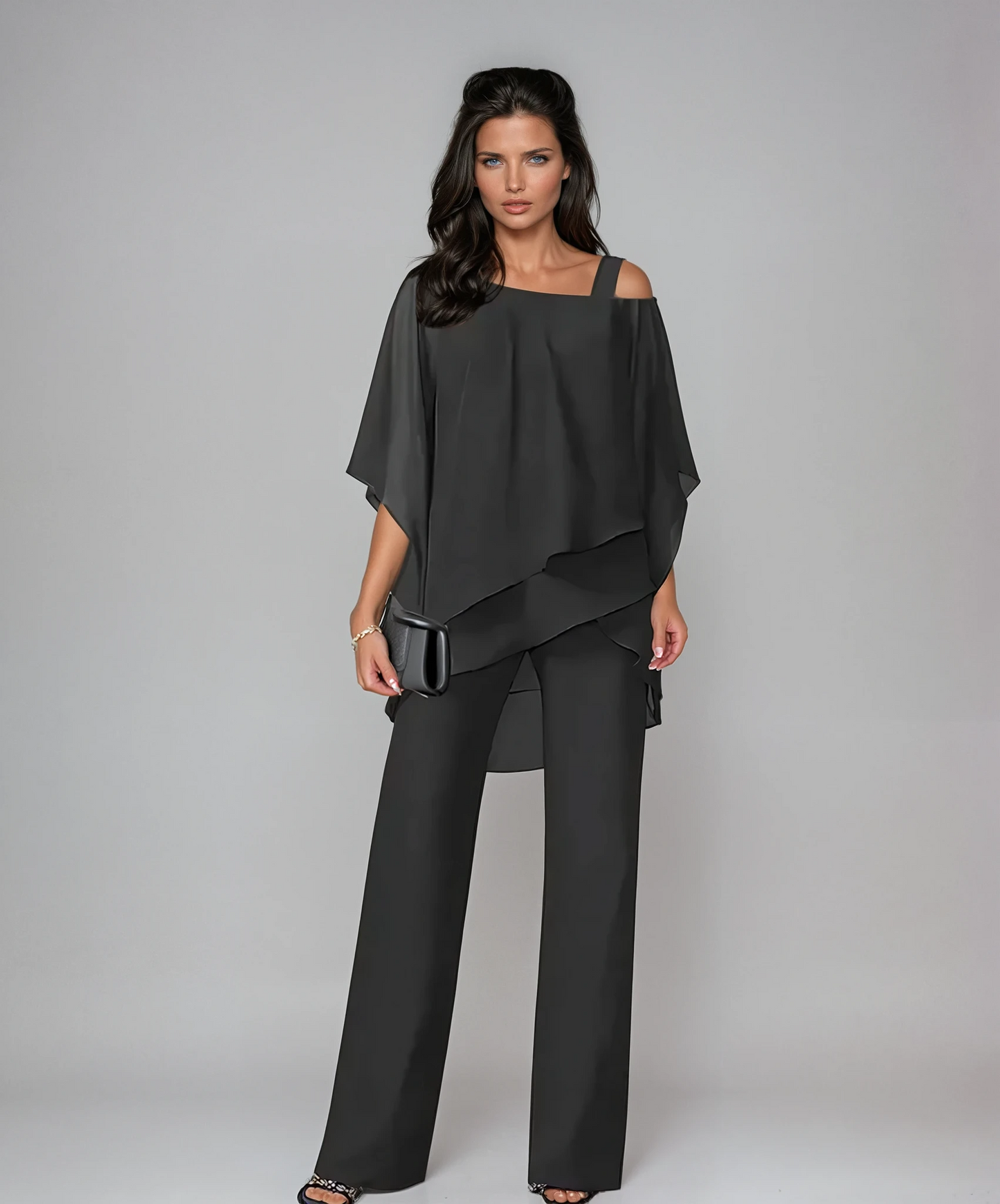 Ensemble Mariella™ | Haut superposé et pantalon large