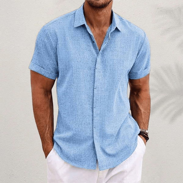 CAMISA DE LINO PARA HOMBRE