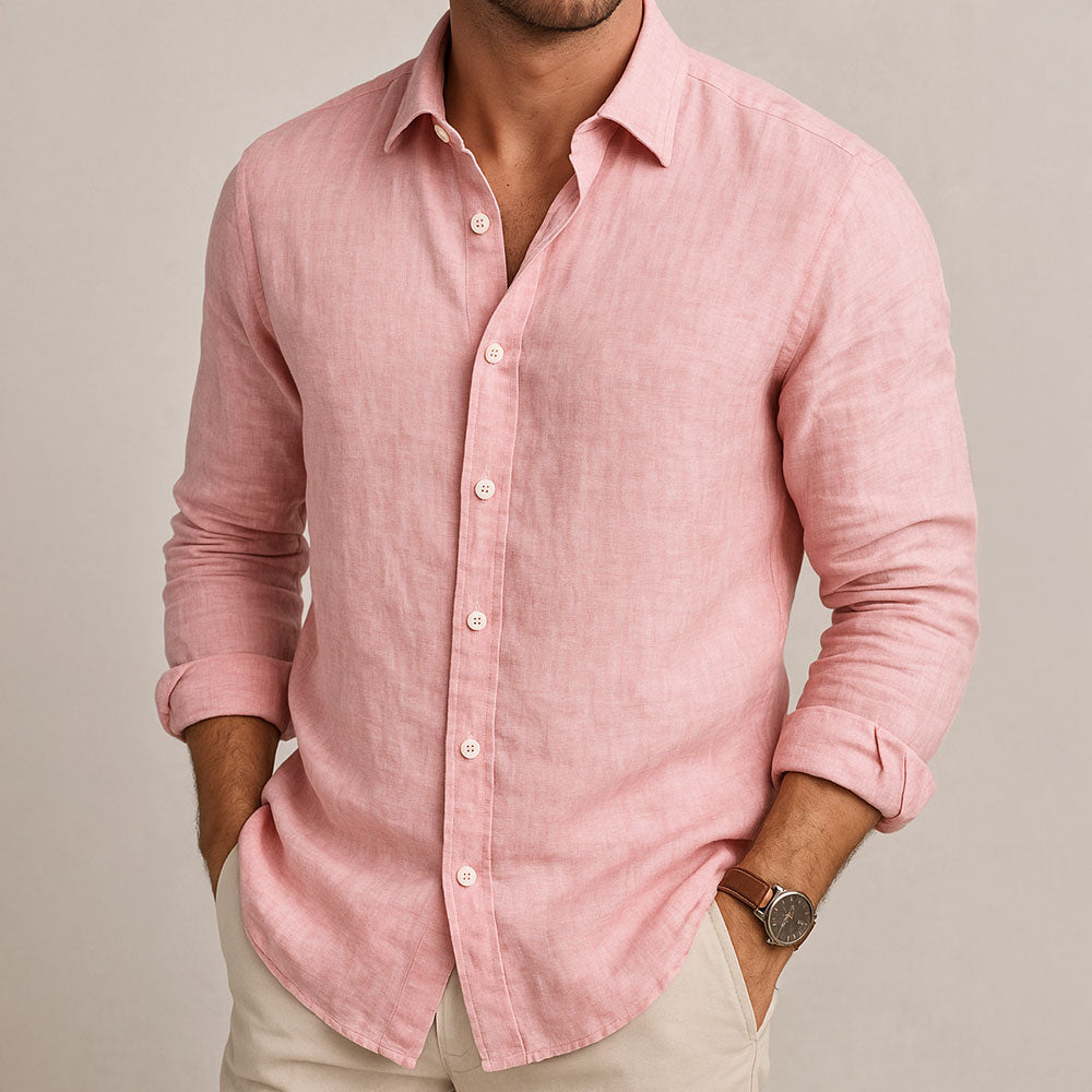 CAMISA ESENCIAL DE LINO