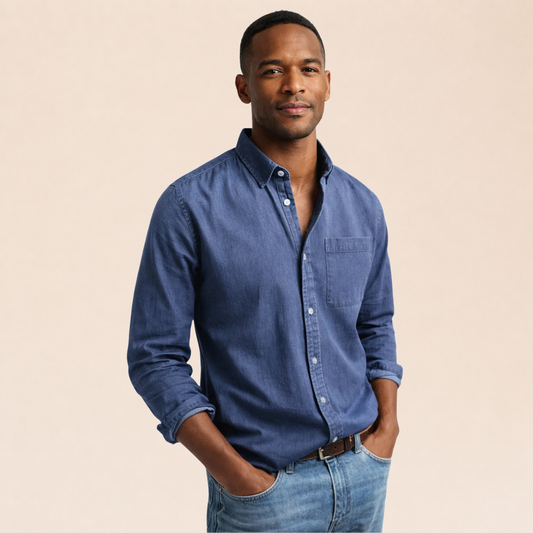 CHEMISE BOUTONNÉE POUR HOMME — portada
